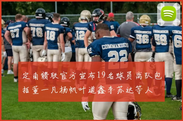 定南赣联官方宣布19名球员离队包括董一凡杨帆叶道鑫李苏达等人